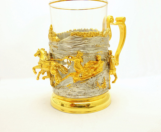 Дорогой подстаканник "Тройка" купить с доставкой Дорогой подстаканник "Тройка"