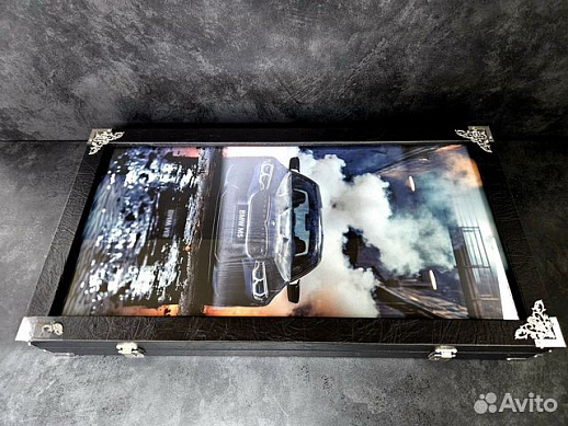 Подарочные нарды «BMW M5 Ангельские глазки» купить с доставкой Подарочные нарды «BMW M5 Ангельские глазки»