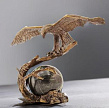 Бронзовая скульптура «Орел с шаром»